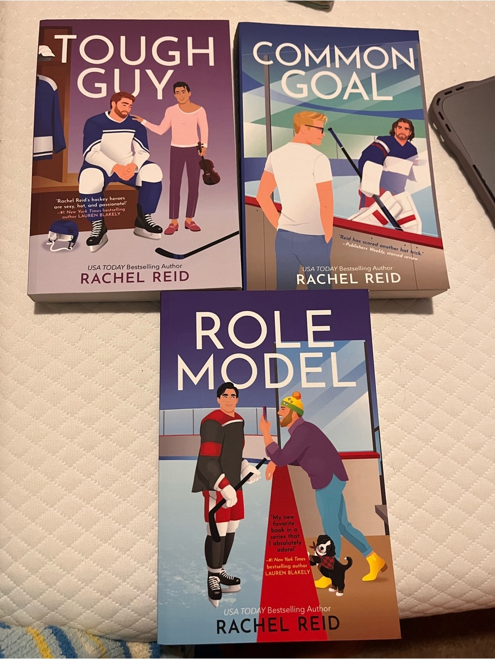 Barnes & Noble Purple and Blue Sports Romance Paperback Set